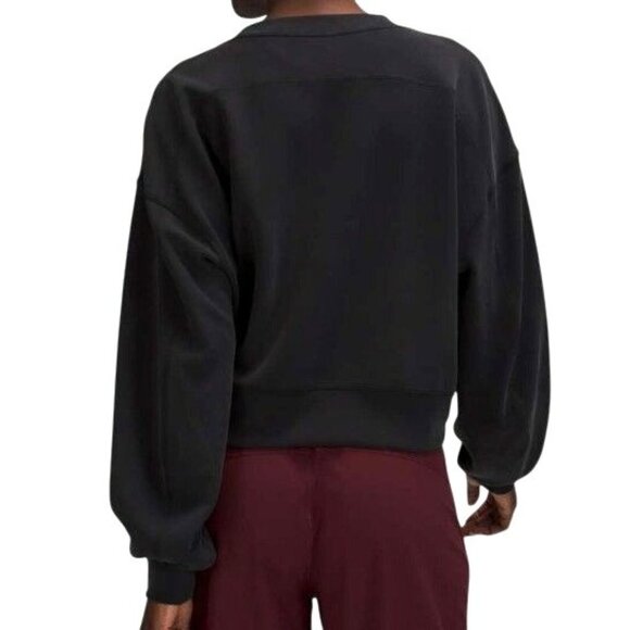 Lululemon Softstreme Perfectly Oversized Cropped Crew Sweatshirt - Picture 3 of 10